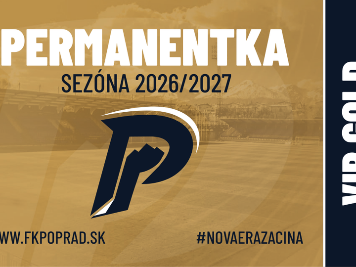 VIP Gold permanentka FK Poprad